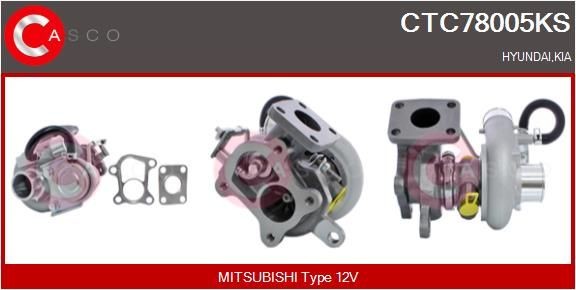 CASCO Turbocompressor CTC78005KS CASCO Turbocompressor JAGUAR CTC78005KS
