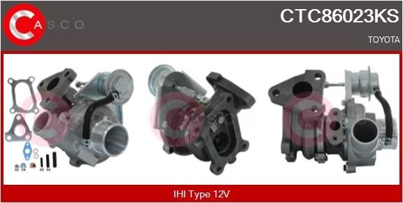 Turbocharger CASCO CTC86023KS CASCO CTC86023KS: Turbocharger Toyota HILUX Pick-up 2017