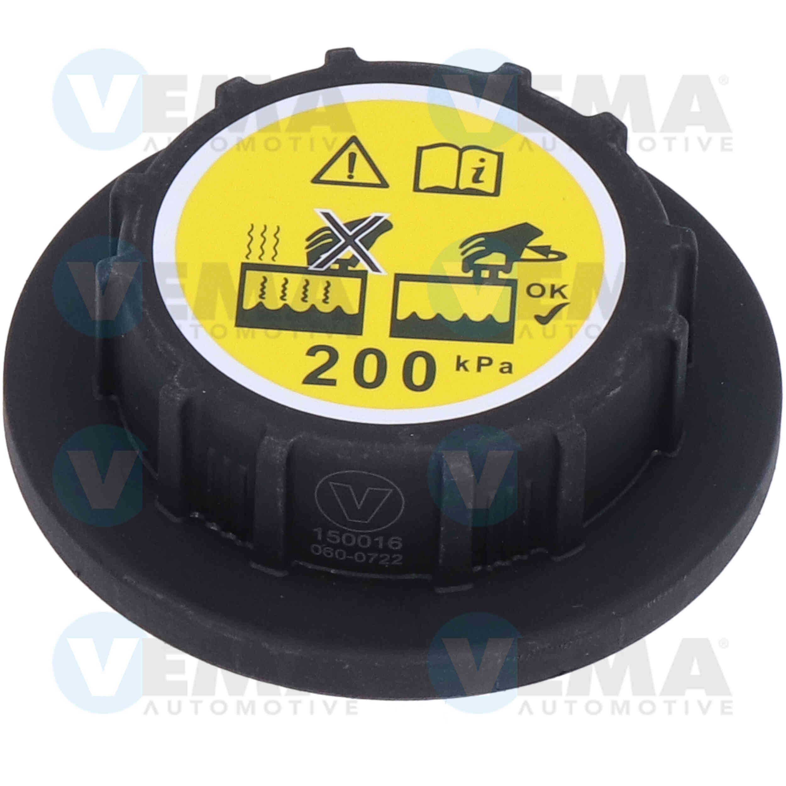 VEMA Låg, kølemiddelbeholder 150016 150016 VEMA Ekspansionsbeholder dæksel Volkswagen billig