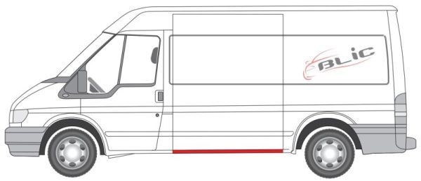 BLIC Sottoporta 6505-06-2509005K BLIC 6505-06-2509005K Battitacco Ford Transit Mk6 Van prezzo