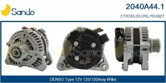 SANDO Generator 2040A44.1 2040A44.1 SANDO dynastart Peugeot J5