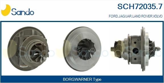 SANDO Turbo patroon SCH72035.7 SCH72035.7 SANDO Turbochargers Jaguar goedkoop