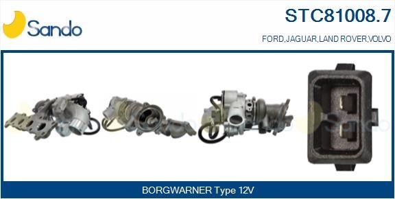 SANDO Turbocharger STC81008.7 SANDO Turbo JAGUAR STC81008.7