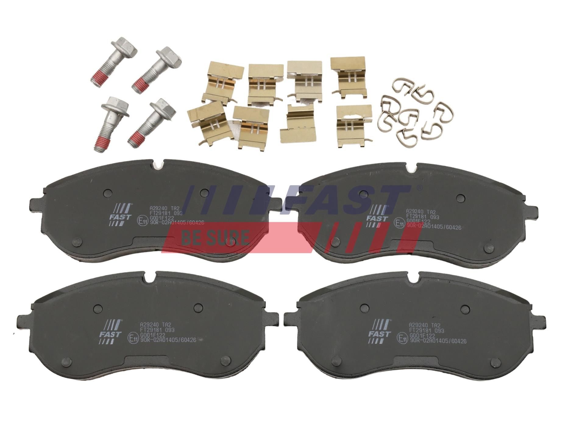 FAST Kit pastiglie freni FT29181 FT29181 Pastiglie freno sportive Volkswagen FAST costo