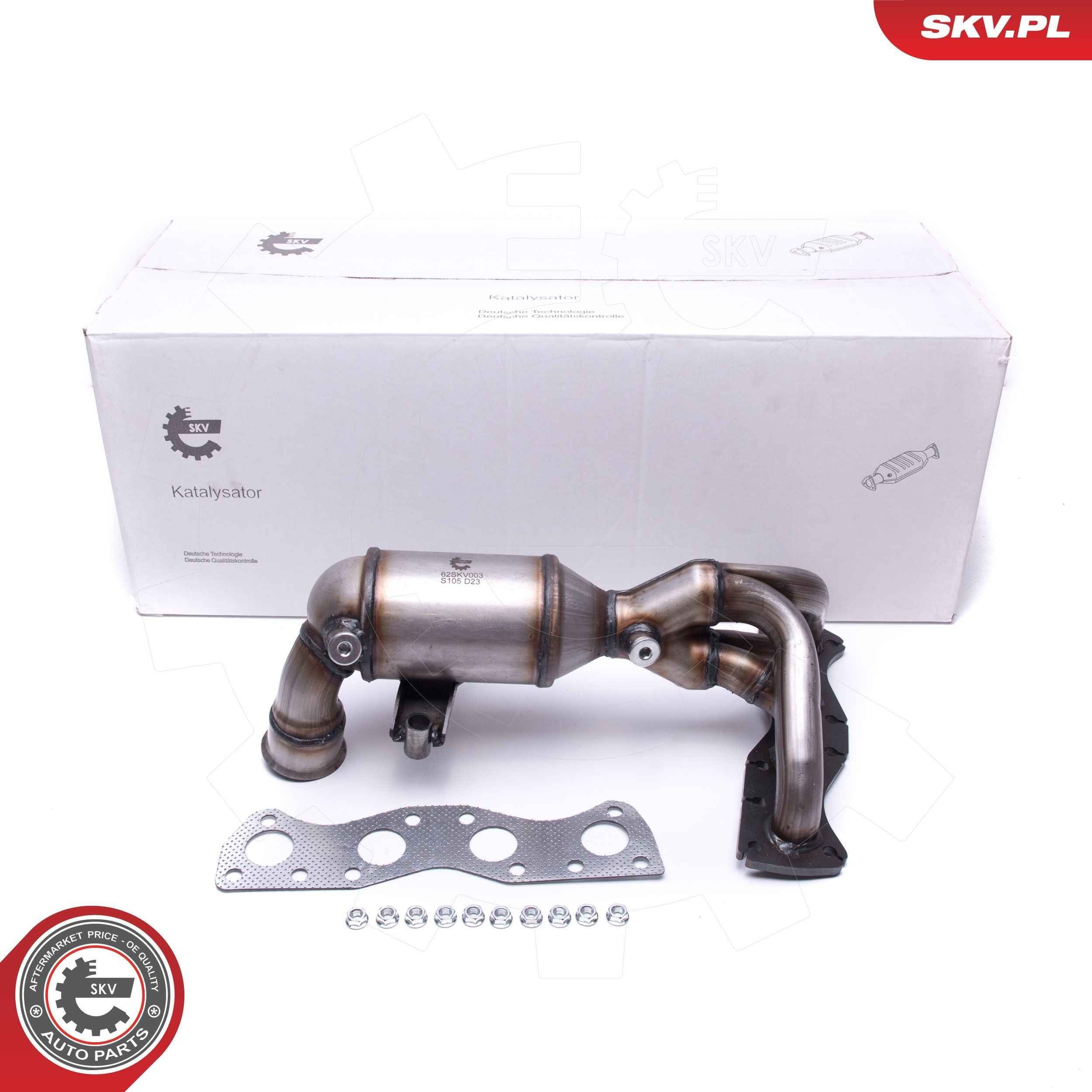 ESEN SKV Katalysator 62SKV003 Volkswagen FOX Uitlaat katalysator ESEN SKV 62SKV003