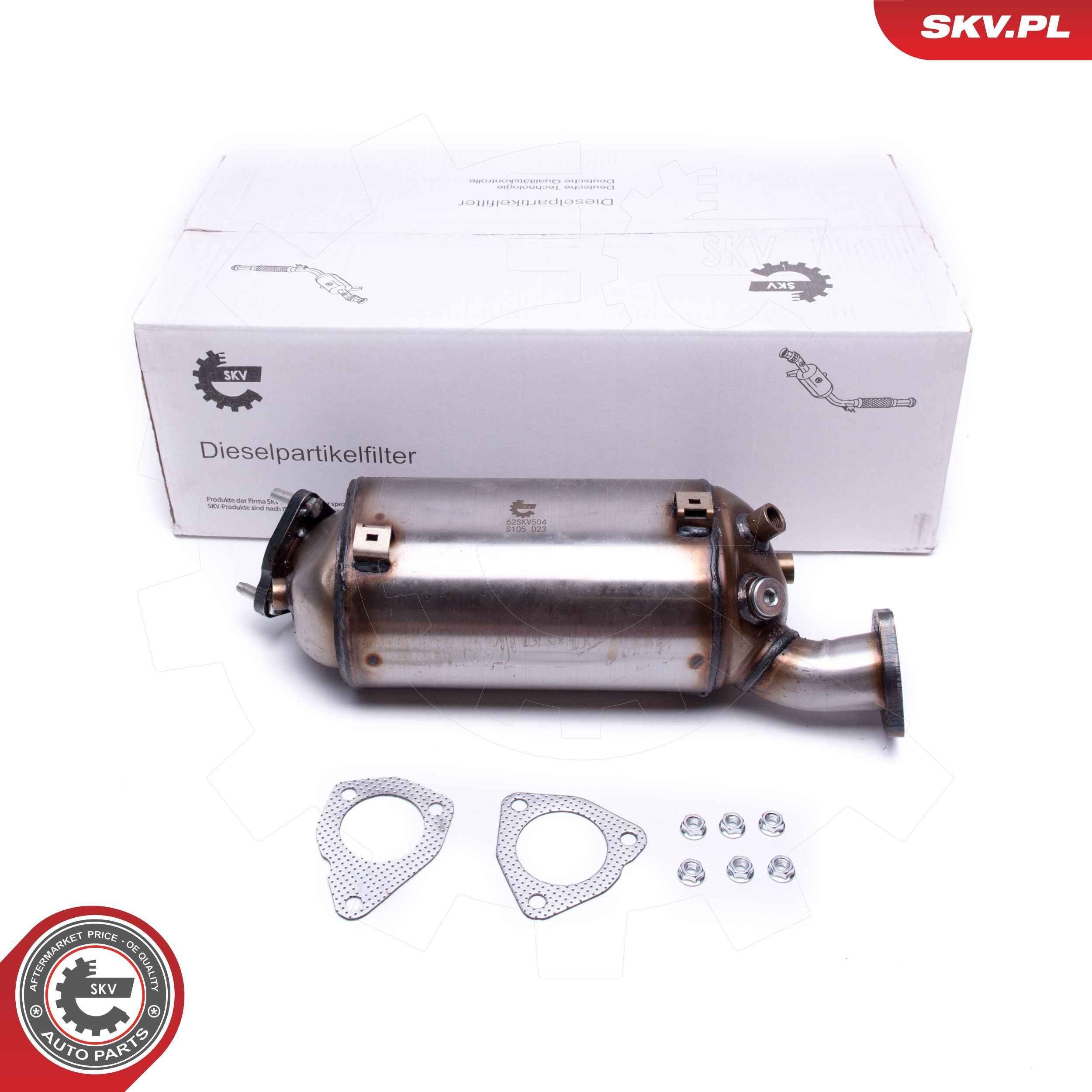 ESEN SKV Diesel particulate filter 62SKV504 ESEN SKV 62SKV504 VW LT dpf filter replacement
