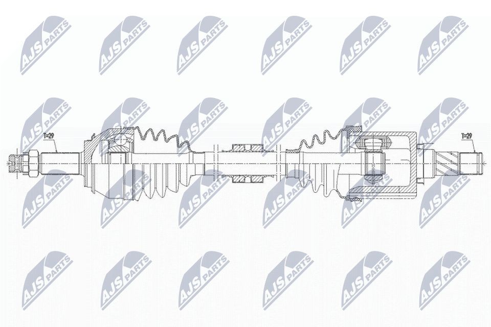 Semiasse NTY NPW-NS-150 NTY NPW-NS-150 Semialbero RENAULT KADJAR 2018