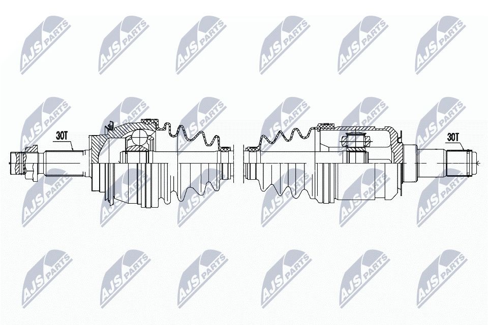 NTY Antriebswelle NPW-TY-177 NPW-TY-177 Antriebswelle LEXUS RC NTY kaufen