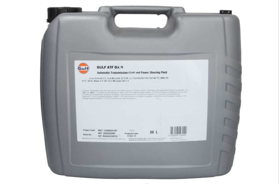 GULF Gearkasseolie automatik 5056004123042 5056004123042 Gearolie GULF FIAT BRAVO