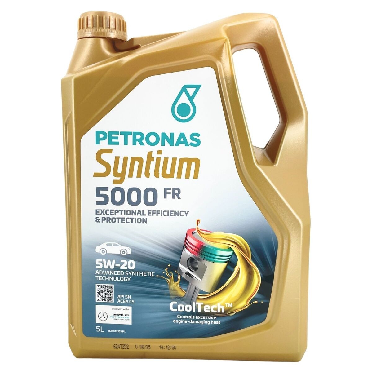 PETRONAS Óleo do motor 70265M12EU 70265M12EU Syntium, 5000 FR Óleo de motor TOYOTA CAMRY PETRONAS