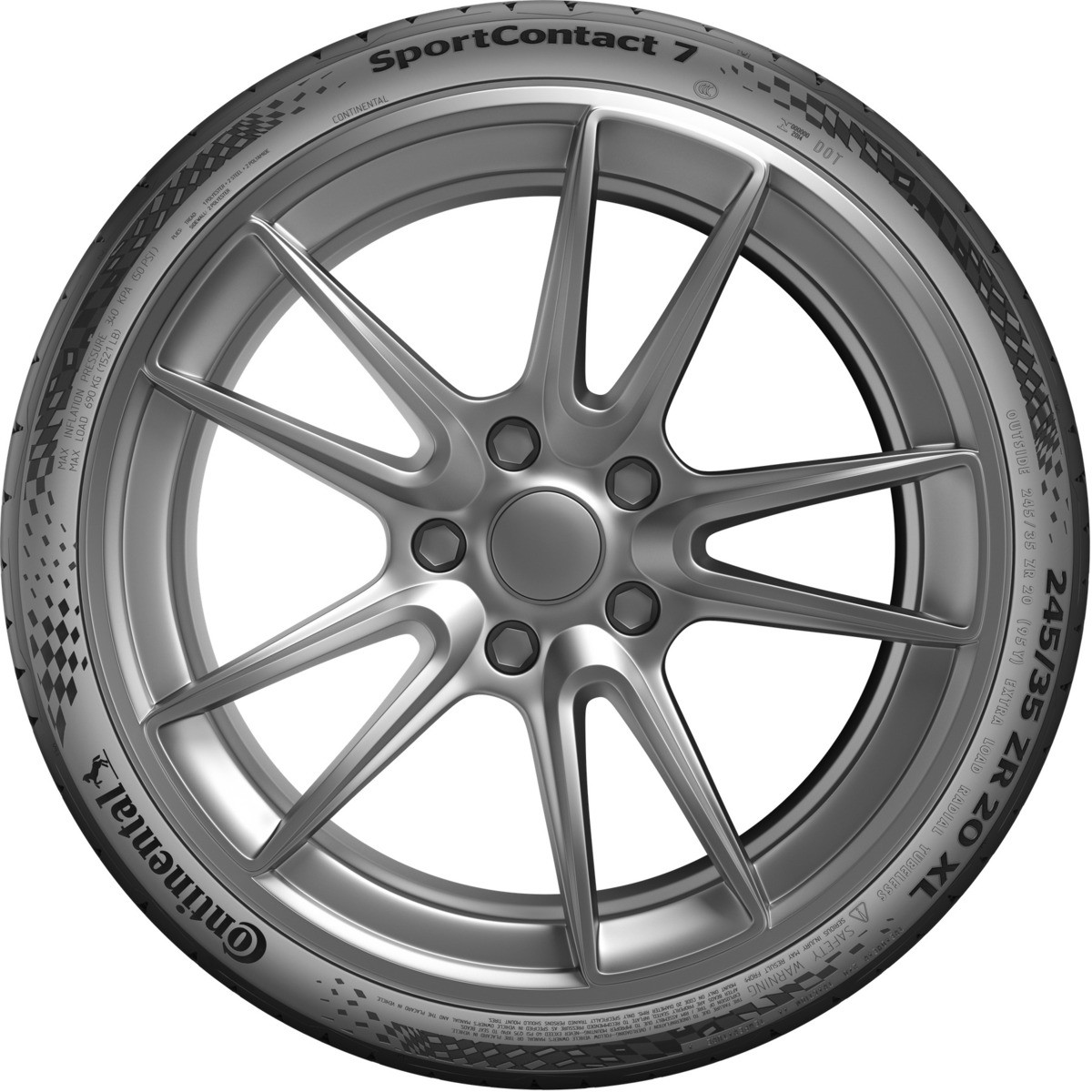 Continental Hjul 0313806000 Continental SPORTCONTACT 7 315/35 R22 111Y 0313806000
