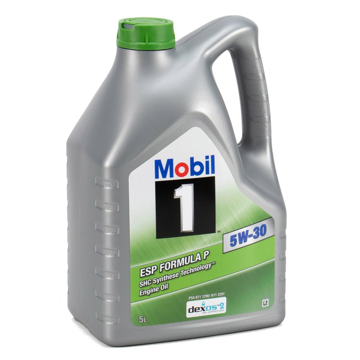 MOBIL Motorolie 157136 Motordelen Toyota Yaris NCP 15: Motorolie MOBIL 1, ESP Formula P 157136
