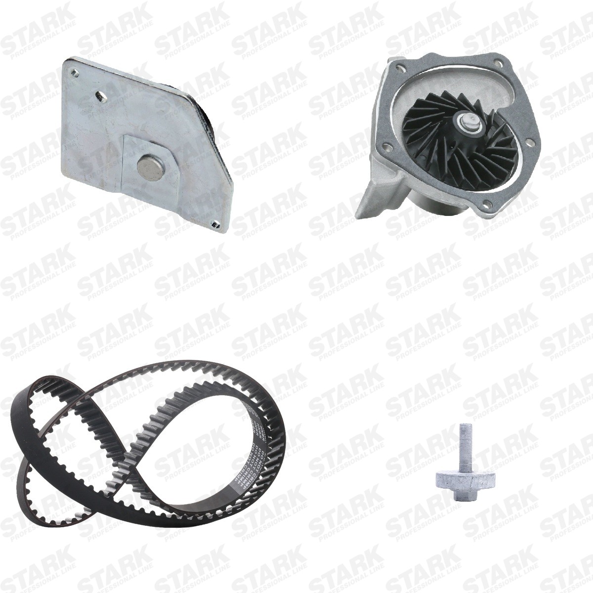 STARK Vodné čerpadlo + sada ozubeného remeňa SKWPT-0750641 SKWPT-0750641 Vodné čerpadlo + sada ozubeného remeňa RENAULT SCÉNIC STARK