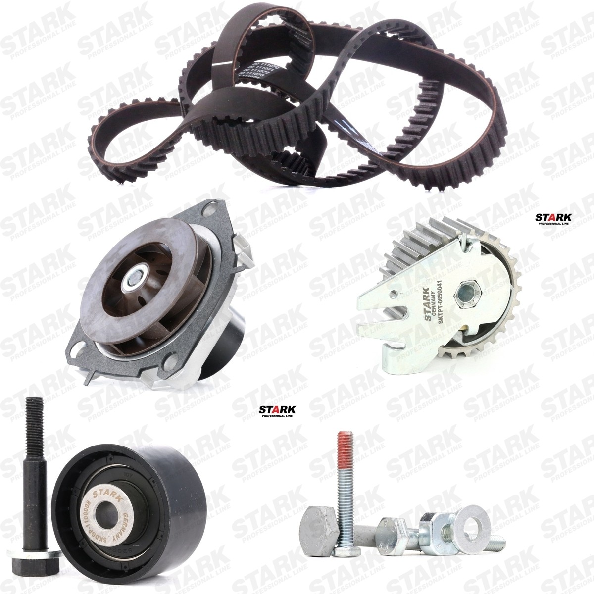 STARK Kit cinghia distribuzione, pompa acqua SKWPT-0750653 SKWPT-0750653 STARK Pompa acqua + kit distribuzione SUBARU prezzo