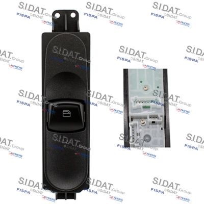 SIDAT Brytare, fönsterhiss 5.145484A2 5.145484A2 SIDAT strömställare fönsterhiss VW POLO