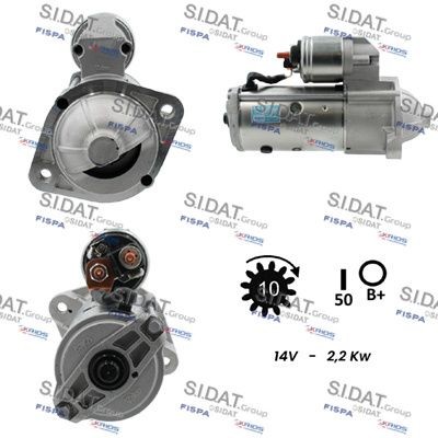 SIDAT Starter S12VA0085 Starter SIDAT MITSUBISHI S12VA0085