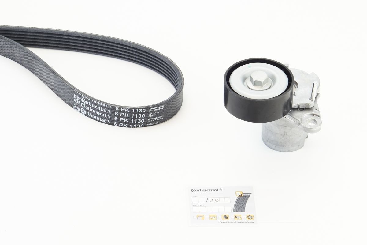 Ķīļrievu siksnu komplekts CONTITECH 6PK1130K3 CONTITECH 6PK1130K3 Ķīļrievu siksnu komplekts Volkswagen TOUAREG 2009