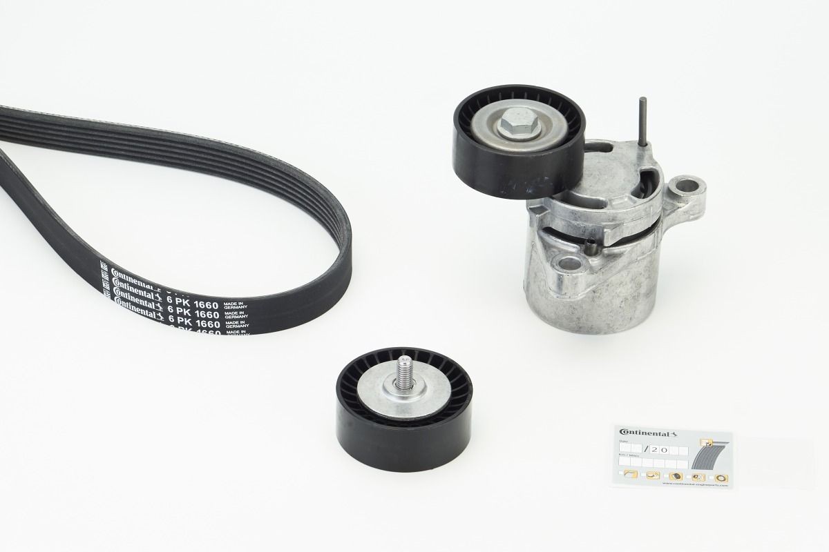 CONTITECH Ozubený klinový remeň - Sada 6PK1660K5 Sada klinového rebrovaného remena DAIHATSU CONTITECH 6PK1660K5