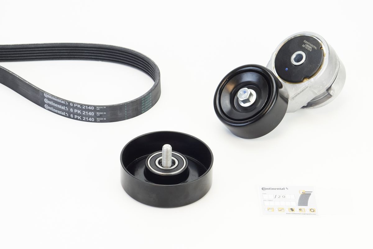 Poly V-riem set CONTITECH 6PK2140K1 CONTITECH 6PK2140K1: Poly v riemen kit Kia RIO 2019