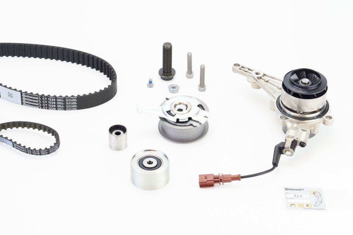 Bomba de água + kit de correia dentada CONTITECH CT1229WP2PRO CONTITECH CT1229WP2PRO: Jogo de correias dentadas Volkswagen TIGUAN 2024