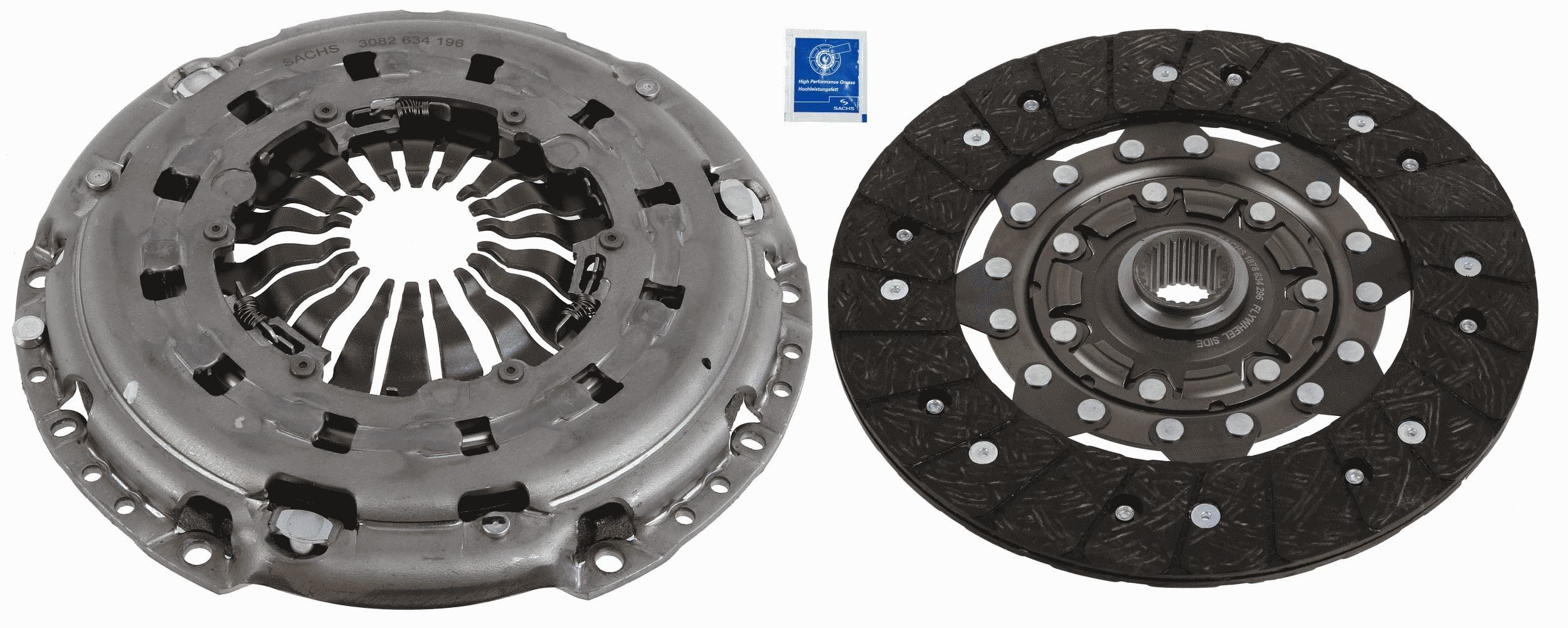 Σετ συμπλέκτη SACHS 3000 951 696 SACHS 3000 951 696 Σετ αμπραγιάζ MERCEDES-BENZ GLA 2020