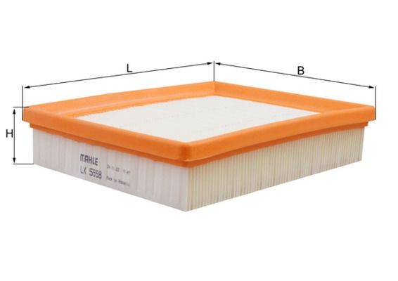 KNECHT Luftfilter LX 5598 LX 5598 KNECHT luftfilter FORD TOURNEO COURIER