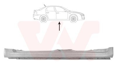 Plaat instaprand VAN WEZEL 0160104 VAN WEZEL 0160104 Sideskirts ALFA ROMEO MITO 2019