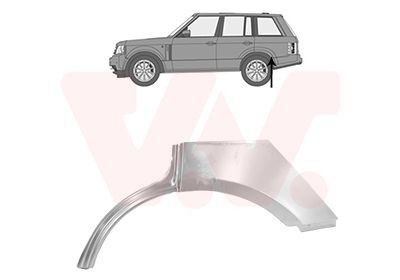 VAN WEZEL Kylkipaneeli 0243147 VAN WEZEL 0243147 NISSAN FIGARO etupyöräkotelo ja takapyöräkotelo