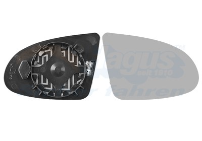 Spiegelglas, buitenspiegel VAN WEZEL 0302838 VAN WEZEL 0302838 Autospiegels AUDI A2 2005