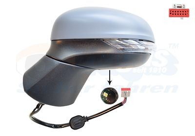 Buitenspiegel VAN WEZEL 1853817 VAN WEZEL 1853817: Autospiegel Ford PUMA 2001