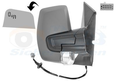 Välipeegel VAN WEZEL 1989828 VAN WEZEL 1989828: Tahavaatepeegel Ford TOURNEO CUSTOM 2024