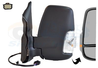 VAN WEZEL Sidespeil 1992807 VAN WEZEL 1992807 Sidespeil