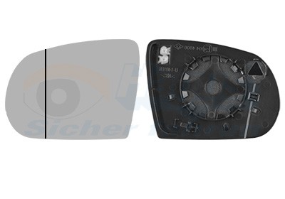 VAN WEZEL Spoguļstikls, Ārējais atpakaļskata spogulis 2128837 Atpakaļskata spogulis Jeep JK 2128837 VAN WEZEL