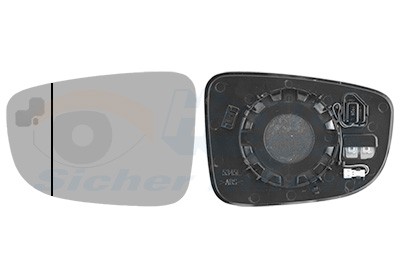 Backspegelglas VAN WEZEL 2745835 VAN WEZEL 2745835: Spegelglas Mazda 3 2017