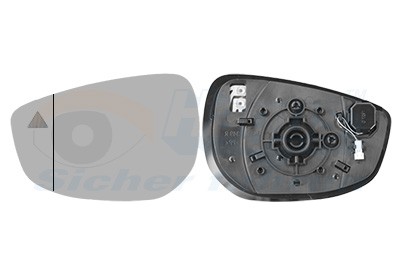 VAN WEZEL Vetro specchio, specchio esterno 2751837 VAN WEZEL 2751837 costo Vetro specchietto Mazda 3 Hatchback originale
