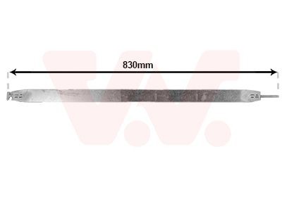 VAN WEZEL Steel Strap, fuel tank 2813098 2813098 VAN WEZEL fuel tank for CHEVROLET ASTRA