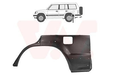 Bočnica VAN WEZEL 3242147 VAN WEZEL 3242147 Bočnica Mitsubishi PAJERO 1999