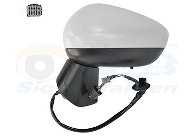 Wing mirror VAN WEZEL 3722807 VAN WEZEL 3722807 2023 Opel CROSSLAND X side mirror replacement cost