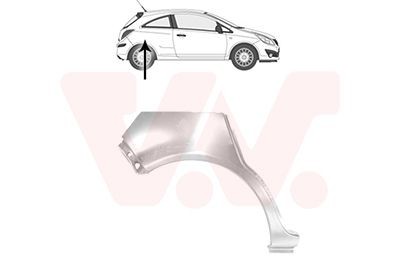 VAN WEZEL Bočnica 3750148 VAN WEZEL 3750148 originálne Bočnica Opel Corsa D cena
