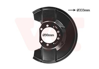VAN WEZEL Splash Panel, brake disc 3769371 VAN WEZEL 3769371 Opel Vectra C Caravan brake disc back plate cost