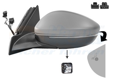 VAN WEZEL Εξωτερικός καθρέπτης 4043827 VAN WEZEL 4043827 Καθρέπτες OPEL Corsa F Van φθηνά