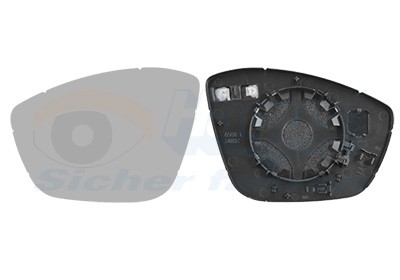 VAN WEZEL Spoguļstikls, Ārējais atpakaļskata spogulis 4089837 cena Atpakaļskata spogulis Jeep JK 4089837 VAN WEZEL