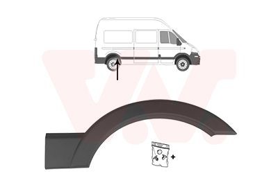 VAN WEZEL Kotflügelverbreiterung 4388524 VAN WEZEL 4388524 Kotflügelverbreiterung RENAULT Duster (HM_) 2.0 4x4 (HMMS) 143 PS 2022