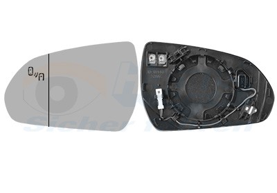 Backspegelglas VAN WEZEL 8254835 VAN WEZEL 8254835: Backspeglar Hyundai i30 2016