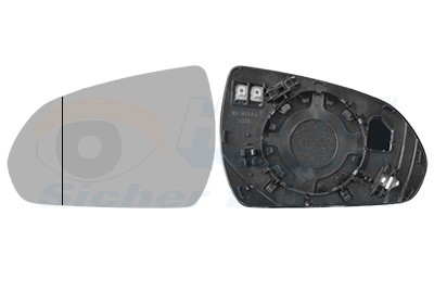 VAN WEZEL Spiegelglas, buitenspiegel 8254837 VAN WEZEL 8254837 Buitenspiegelglas Hyundai Getz TB prijs