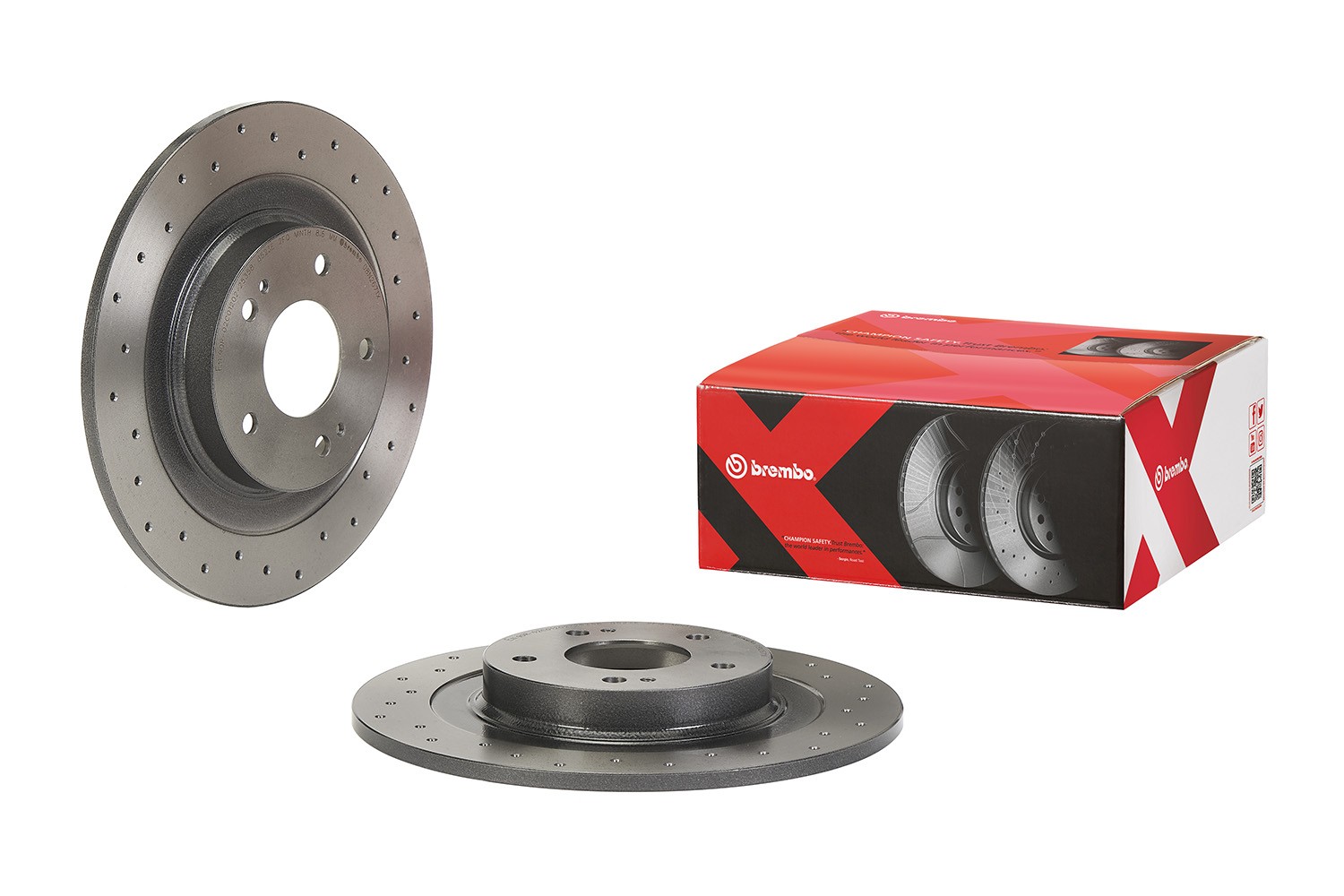 Remschijf BREMBO 08.N267.1X BREMBO Xtra 08.N267.1X Schijfremmen MITSUBISHI ECLIPSE 2022