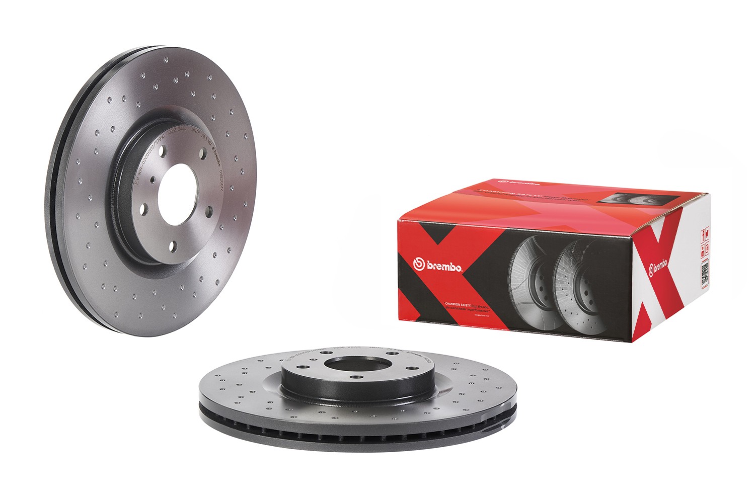 BREMBO Remschijf 09.B266.1X BREMBO 09.B266.1X Remschijf set G V36 prijs