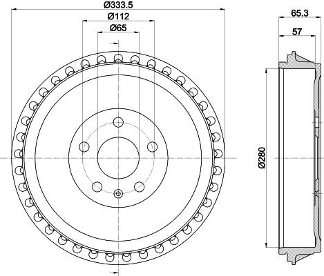 MINTEX Tamburo freno MBD436 MBD436 costo Tamburo freno MINTEX Volkswagen AMAROK