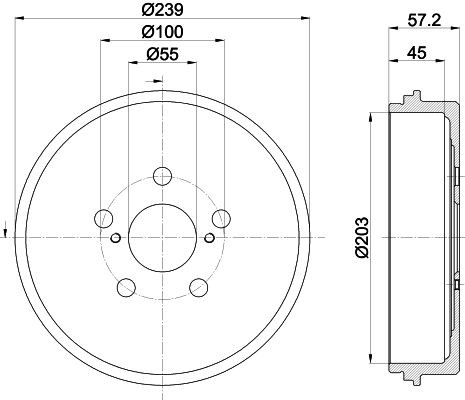 MINTEX Ταμπούρο MBD437 MBD437 MINTEX Φρένο τυμπάνου BMW φθηνά