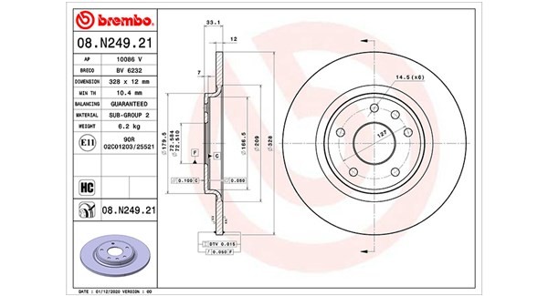 MAGNETI MARELLI Brzdový kotouč 360406172301 Kotúčové brzdy MAGNETI MARELLI Lancia MUSA 360406172301